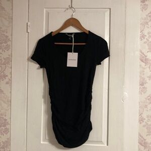 Isabella Oliver maternity Cap Sleeve Scoop Top - Caviar Black - NWT, size 0